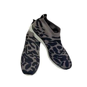 Louise Et Cie Lo Breyson Sneaker Women’s Sz 9/40 Leopard Print Knit Comfort Sock